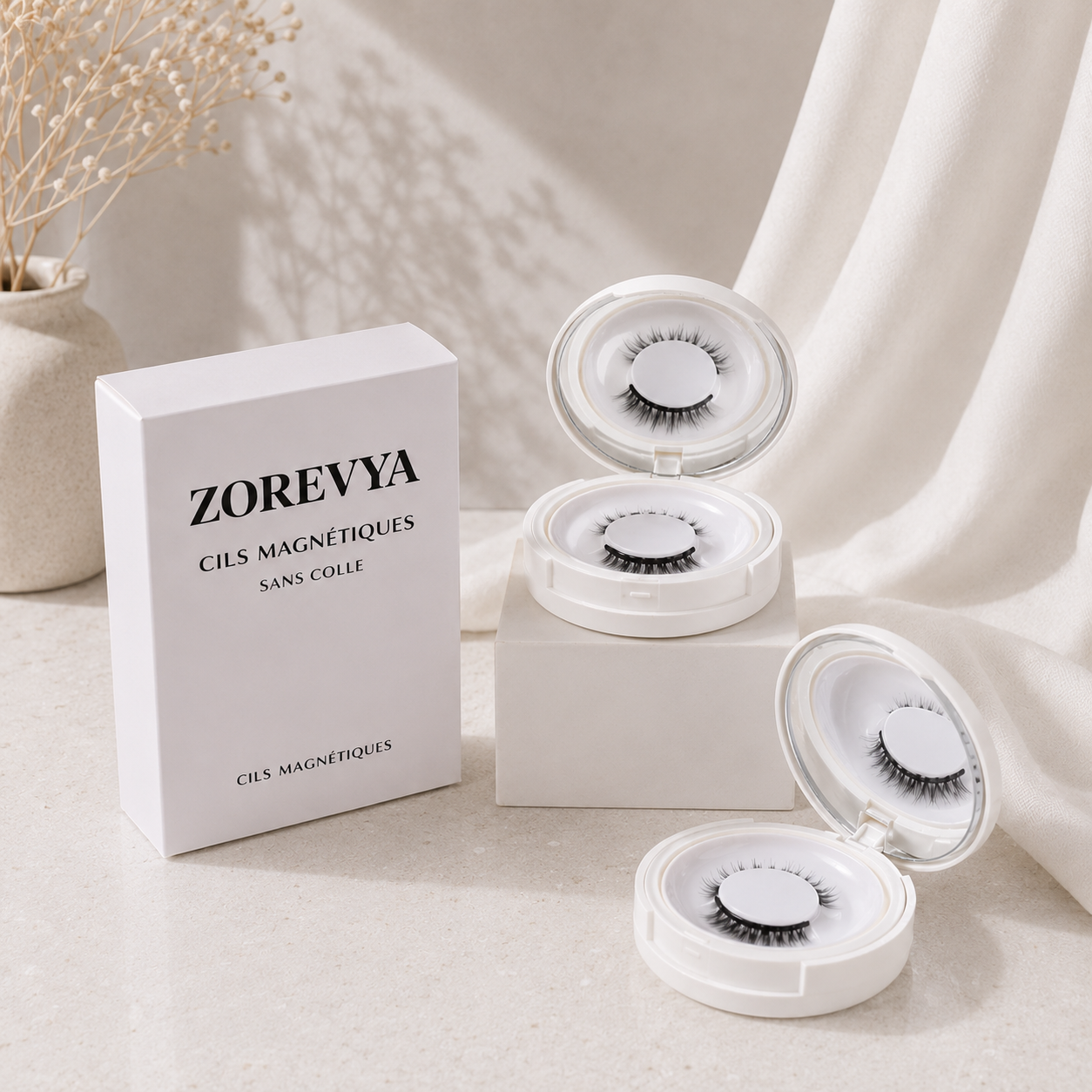 Faux cils magnetiques Zorevya sans colle